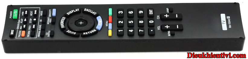 dieu khien tivi sony